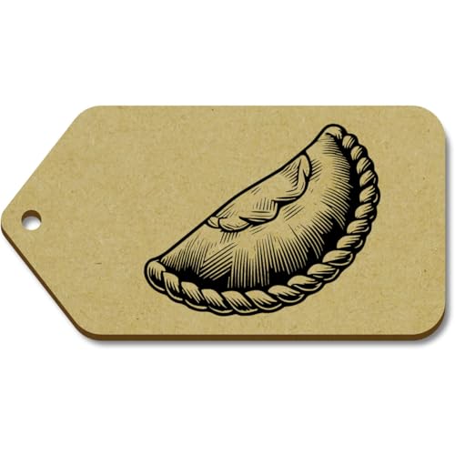 Azeeda 10 x Groß 'Cornish Pasty' Hölzerne Tags (TG00129686) von Azeeda