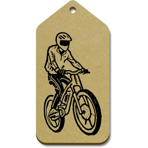 Azeeda 10 x Groß 'Elektrisches Fahrrad' Hölzerne Tags (TG00126889) von Azeeda
