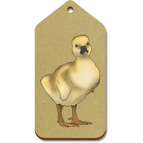 Azeeda 10 x Groß 'Gänschen' Hölzerne Tags (TG00127801) von Azeeda