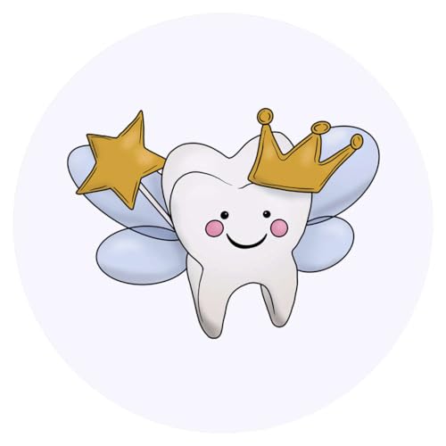 Azeeda 24 x 'Zahnfee' Aufkleber - für Basteln, Scrapbooking und Etikettierung (SK00065147) von Azeeda