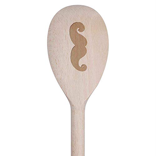 Azeeda 30cm 'Schnurrbart' Hölzerner Kochlöffel (SO00000529) von Azeeda