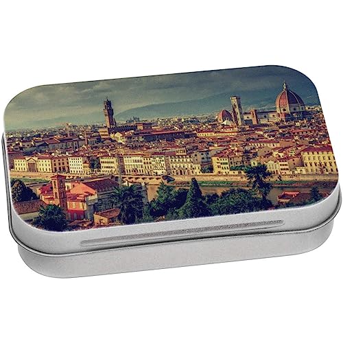 Azeeda 95mm x 60mm 'Florenz Stadtbild' Blechdose/Aufbewahrungsbox (TT00043124) von Azeeda