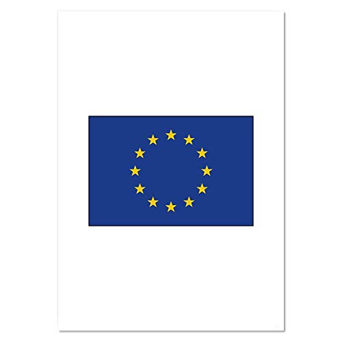 Azeeda A3 'Flagge der Europäischen Union' Poster/Kunstdruck (PP00026747) von Azeeda