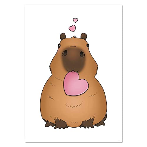 Azeeda A3 'Schatz Capybara' Poster/Kunstdruck (PP00232740) von Azeeda