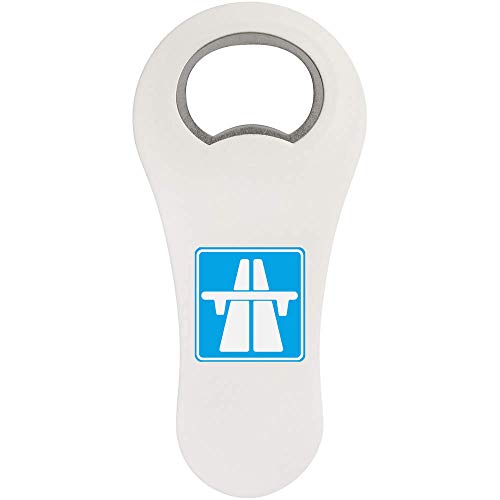 Azeeda 'Autobahn-Schild' Magnetischer Flaschenöffner (BO00040993) von Azeeda