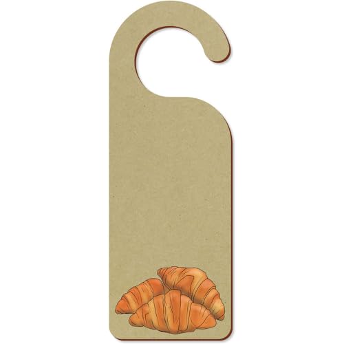 Azeeda 'Croissant-Gebäck' 200mm x 72mm Türhänger (DH00040765) von Azeeda