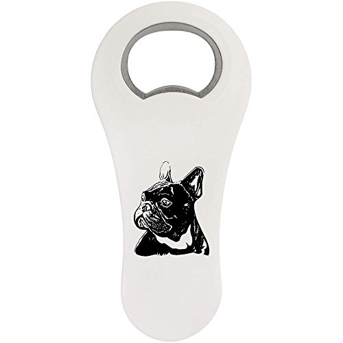 Azeeda 'Französisch Bulldogge Kopf' Magnetischer Flaschenöffner (BO00027218) von Azeeda