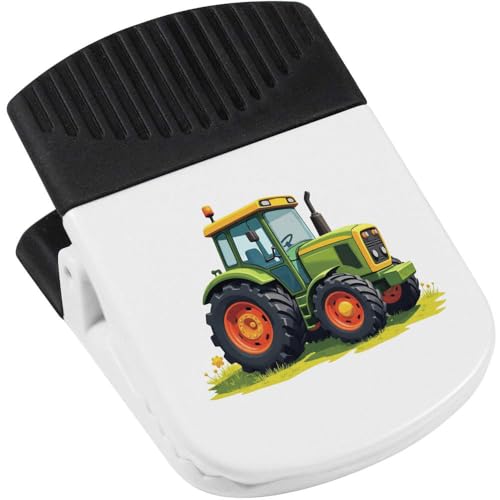 Azeeda 'Grüner Traktor' Magnetischer Clip (CP00044708) von Azeeda