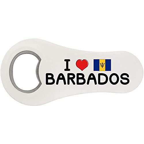 Azeeda 'I Love Barbados' Magnetischer Flaschenöffner (BO00068790) von Azeeda