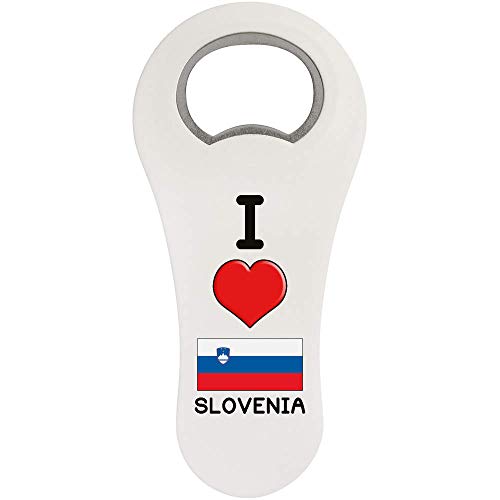 Azeeda 'I Love Slovenia' Magnetischer Flaschenöffner (BO00064161) von Azeeda