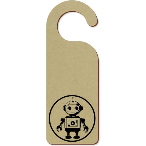 Azeeda 'Netter Roboter' 200mm x 72mm Türhänger (DH00041661) von Azeeda