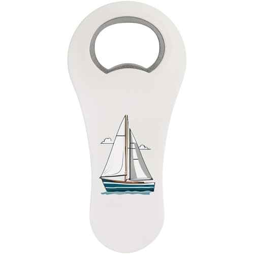 Azeeda 'Segelboot auf dem Wasser' Magnetischer Flaschenöffner (BO00079680) von Azeeda