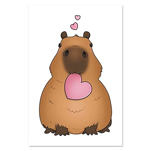 Azeeda Super A1 'Schatz Capybara' Poster/Kunstdruck (PP00232742) von Azeeda