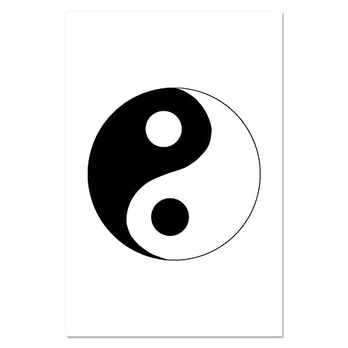 Azeeda Super A1 'Yin-Yang' Poster/Kunstdruck (PP00235322) von Azeeda