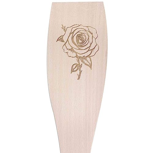 Groß 'Rose' Holzkochspatel (SA00019374) von Azeeda