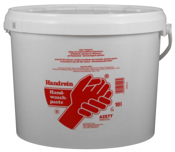 Azett Handwaschpaste Handrein 10 Liter, Handreiniger mit Naturreibe... von Azett