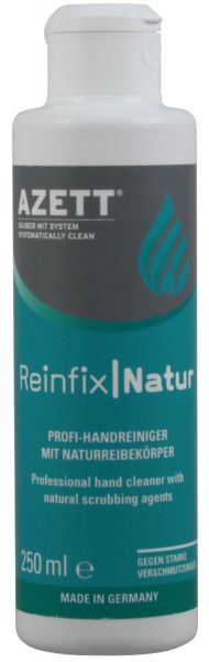 Azett Reinfix Natur 250ml, Profi Handreiniger, Handwaschpaste mit N... von Azett