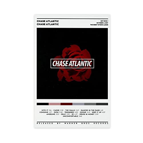 Azizat Chase Atlantic Poster, Musikalbum-Cover-Poster, 1 Leinwand-Poster, Wandkunst, Dekordruck, Bild, Gemälde für Wohnzimmer, Schlafzimmer, Dekoration, 30 x 45 cm von Azizat