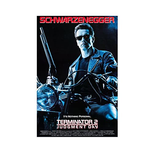 Azizat Movie Terminator Poster 30 Leinwand Poster Schlafzimmer Dekor Sport Landschaft Büro Zimmer Dekor Geschenk 30 x 45 cm von Azizat