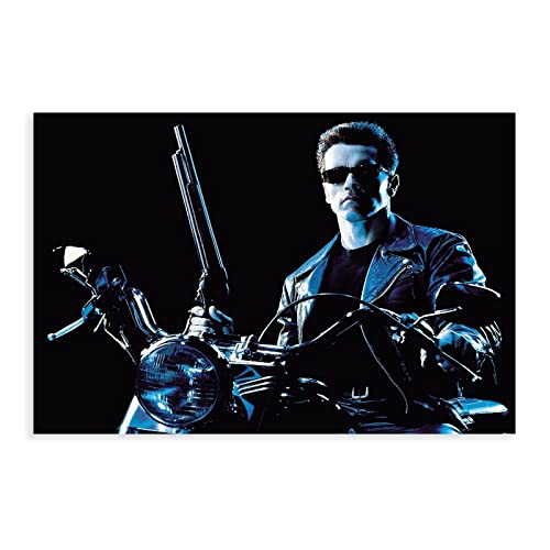 Azizat Movie Terminator Poster 39 Leinwand Poster Wandkunst Dekor Druck Bild Gemälde für Wohnzimmer Schlafzimmer Dekoration 60 x 90 cm von Azizat