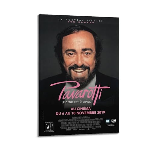 Azizat Pavarotti Moive Poster Wandkunst Dekor Druck Bild Gemälde für Wohnzimmer Schlafzimmer Dekoration 20 x 30 cm Rahmenstil von Azizat