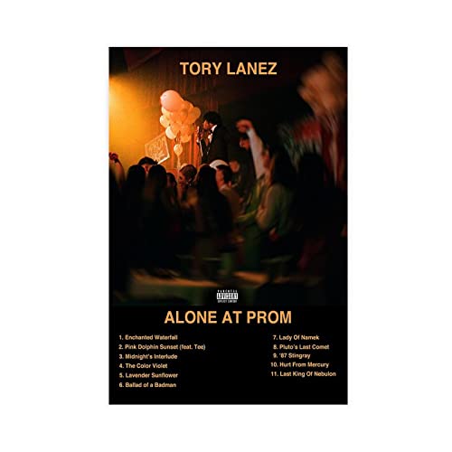 Tory Lanez Poster Alone at Prom Album Cover Poster 1 Leinwand Poster Wandkunst Dekor Druck Bild Gemälde für Wohnzimmer Schlafzimmer Dekoration 40 x 60 cm von Azizat