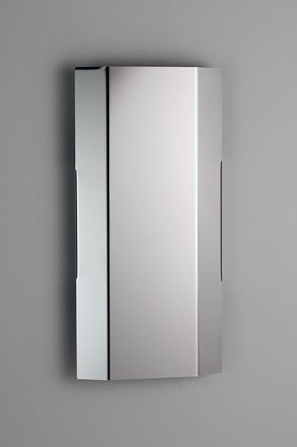 Azizumm Schlüsselkasten, Schlüsselschrank, Schlüsselbrett, erhältlich in Edelstahl poliert oder gebürstet sowie in Rostoptik mit oder ohne schwarzem Glas- Made in Germany (poliert) von Azizumm