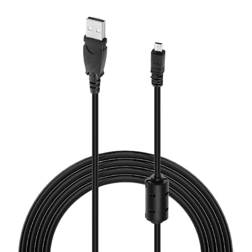 Azlanway USB Ladekabel mit Magnetring kompatibel für Sony Cyber-shot DSC-W330 W710 W730 W800 W810 H300 Nikon D5500 D5300 D5200, 1,5m USB 2.0 Datenübertragungskabel Azlanway USB Ladekabel mit Magnetring kompatibel für Sony Cyber-shot DSC-W330 W710 W730 W800 W810 H300 Nikon D5500 D5300 D5200, 1,5m USB 2.0 Datenübertragungskabel von Azlanway