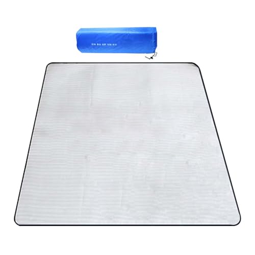 Aznever Alufolie Camping Matte - Tragbare Zeltboden Unterlage | Tragbare wasserdichte Picknickdecke Stranddecke für Camping Rasen Klettern von Aznever