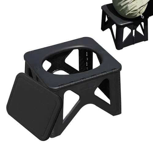 Aznever Camping Toilette | Klappbarer Hocker Campingtoilette für Erwachsene,Praktischer Begleiter Für Wohnmobil Camping Wandern Zelt Erwachsene Kinder von Aznever