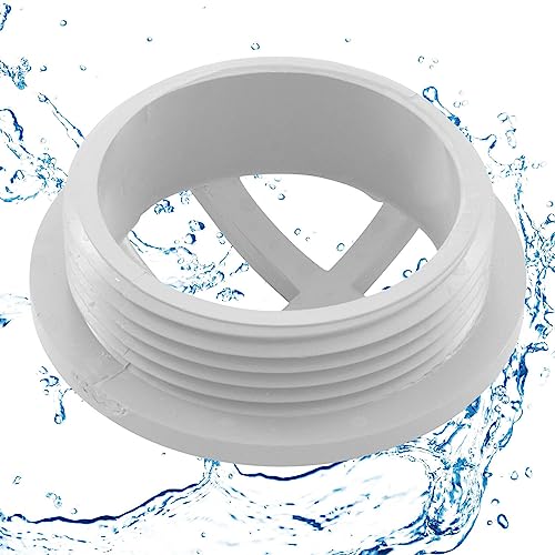 Aznever Poolgitter mit Gewinde,Öffnen des Hydrostream-Vakuumgitters - Wandmontierter Sicherheitsgitter-Anschlussadapter, Ersatz-Poolzubehör mit verstärktem Gewinde von Aznever