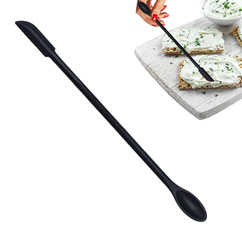 Aznever Siegelwachsschaber, Silikon-Doppelspatel, Doppelseitiger Spatel, Löffel, Mehrzweck-Wachsschaber, Wachs- -Werkzeuge, Marmeladenschaber Zum Essen, Für Wachsstempel, Hautpflege, Brot, Dessert von Aznever