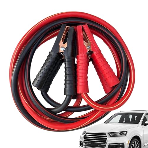 Aznever Springkabel, Starthilfekabel für Autobatterie, Robuste Kfz-Starthilfekabel mit stabilem Strom, sicheres Auto-Überbrückungskabel-Set für Starthilfe bei Totem oder schwachem rt Aznever Springkabel, Starthilfekabel für Autobatterie, Robuste Kfz-Starthilfekabel mit stabilem Strom, sicheres Auto-Überbrückungskabel-Set für Starthilfe bei Totem oder schwachem rt von Aznever