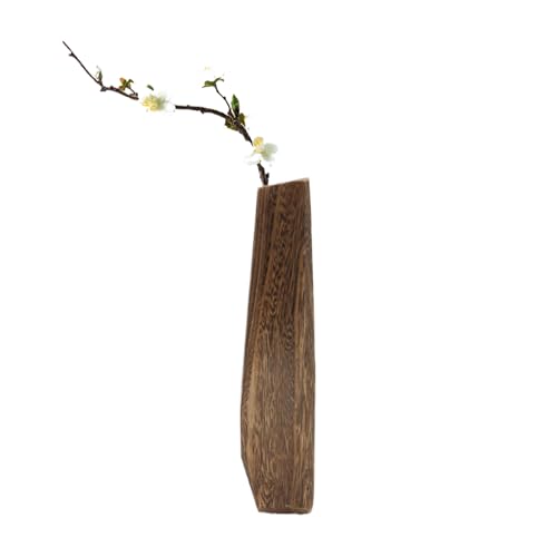 Holzvase - Großer Bodenvase Aus Holz,Dekofigur Für Schreibtisch Terrasse Wohnzimmer Esszimmer Schlafzimmer Holzvase - Großer Bodenvase Aus Holz,Dekofigur Für Schreibtisch Terrasse Wohnzimmer Esszimmer Schlafzimmer von Aznever