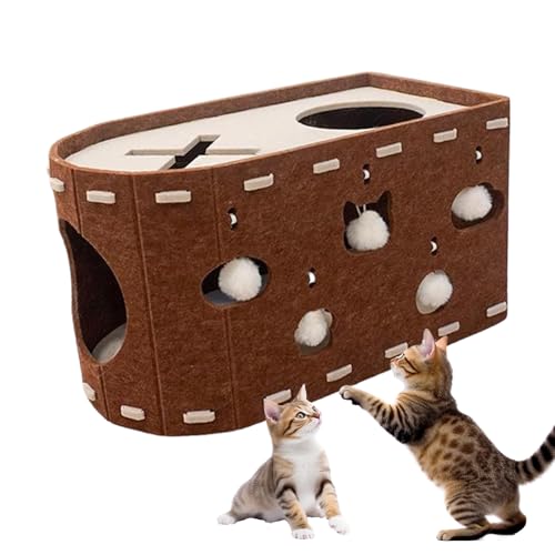 Katzenhaus Kratzbrett | Katzenliege Filz Kratzhaus - Möbelschützer Versteck Höhle Wohnung Für Zimmer Wohnbereich Schlafzimmer Katzenhaus Kratzbrett | Katzenliege Filz Kratzhaus - Möbelschützer Versteck Höhle Wohnung Für Zimmer Wohnbereich Schlafzimmer von Aznever