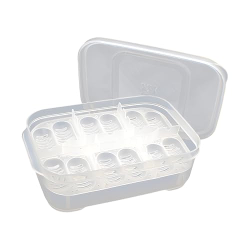 Reptilien Eier Inkubator, 12 Fächer Amphibien Brutbox Mit Aufbewahrung, Inkubations-Überwinterungs-Fütterungsschale für Geckos, Echsen & Amphibien Reptilien Eier Inkubator, 12 Fächer Amphibien Brutbox Mit Aufbewahrung, Inkubations-Überwinterungs-Fütterungsschale für Geckos, Echsen & Amphibien von Aznever