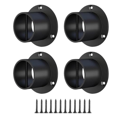 Seilabdeckung - Seilkappen Schienenabdeckkappe 4 Stück | Rostsichere Schwarze Halterungen Für Garten Terrasse Außenbereich Seilabdeckung - Seilkappen Schienenabdeckkappe 4 Stück | Rostsichere Schwarze Halterungen Für Garten Terrasse Außenbereich von Aznever