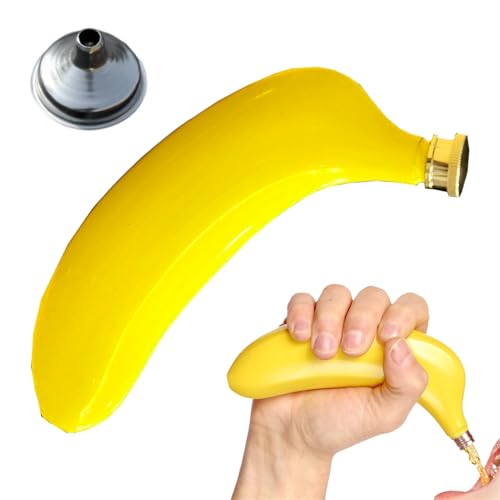 Weinflaschen Aufbewahrung,150 Ml Bananenförmige Vodka Hip Flasche - Kreative Tragbare Trinkflaschen Aus Edelstahl, Auslaufsichere Taschenflasche Für Camping Reisen Wandern Weinflaschen Aufbewahrung,150 Ml Bananenförmige Vodka Hip Flasche - Kreative Tragbare Trinkflaschen Aus Edelstahl, Auslaufsichere Taschenflasche Für Camping Reisen Wandern von Aznever