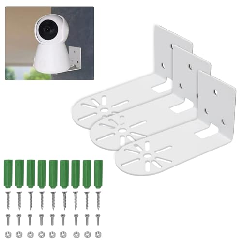 3 Stück L-Förmige Wand Deckenhalterung, Halterung für Überwachungskamera, Kamera Überwachung Halterung Ständer Halter Zubehör für Sicherheitsüberwachungssysteme im Innen Außenbereich 3 Stück L-Förmige Wand Deckenhalterung, Halterung für Überwachungskamera, Kamera Überwachung Halterung Ständer Halter Zubehör für Sicherheitsüberwachungssysteme im Innen Außenbereich von Azonelife
