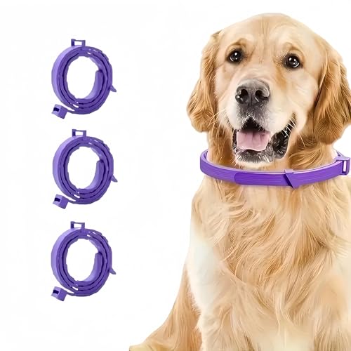 Azragon Beruhigendes Halsband für Hunde und Katzen mit Pheromonen – 60-Tage-Angstlinderung für große, mittelgroße und kleine Hunde, verstellbares, strapazierfähiges Halsband mit sicherer Schnalle, von von Azragon