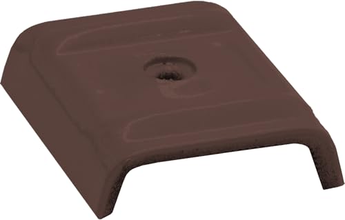 Dachplatten Kalotten für Trapezblech 26-15 Farbe RAL 8016 | Aluminium + EPDM | 100 Stück von Aztec International