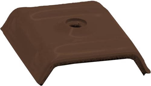 Dachplatten Kalotten für Trapezblech 26-27 Farbe RAL 8014 | Aluminium + EPDM | 100 Stück von Aztec International