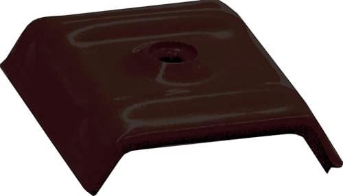 Dachplatten Kalotten für Trapezblech 26-49 Farbe RAL 8012 | Aluminium + EPDM | 100 Stück von Aztec International