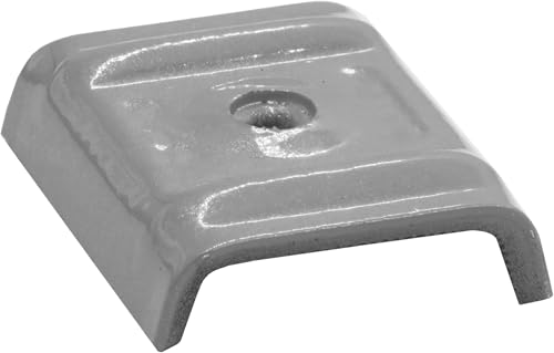 Dachplatten Kalotten für Trapezblech 26-49 Farbe RAL 9006 | Aluminium + EPDM | 100 Stück von Aztec International