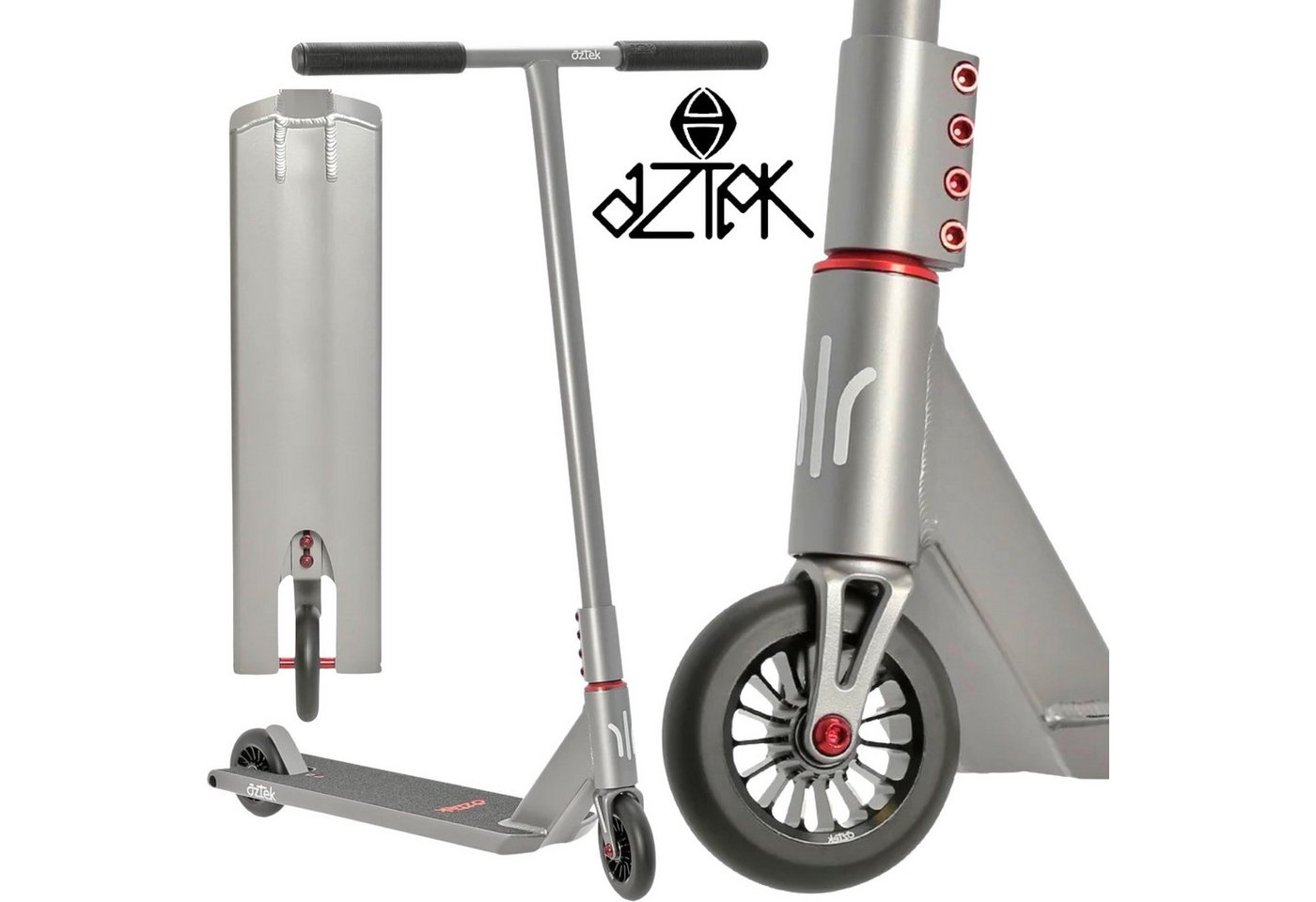 Aztek Stuntscooter Aztek Architect Complete Street Stunt Scooter H=87cm Grau Aztek Stuntscooter Aztek Architect Complete Street Stunt Scooter H=87cm Grau von Aztek