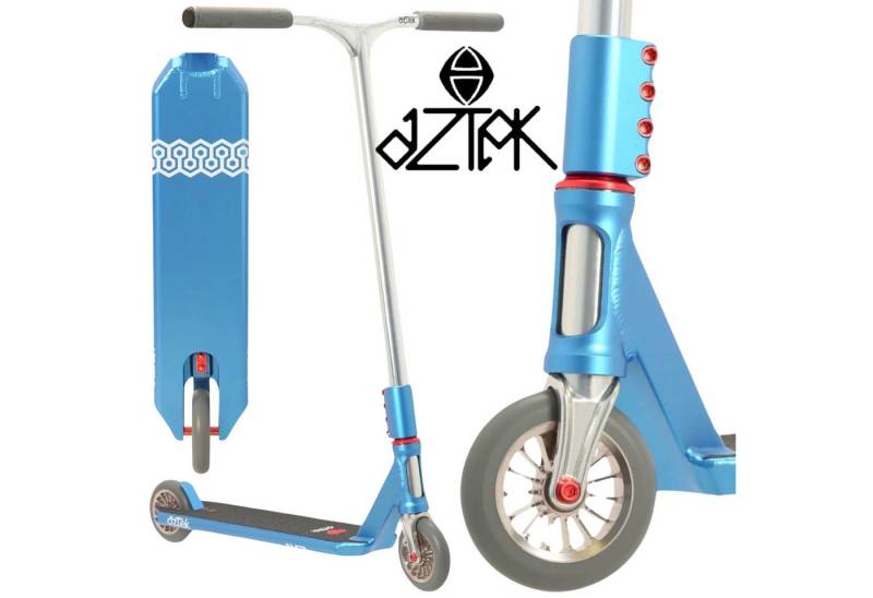 Aztek Stuntscooter Aztek Corsa Complete Stunt Scooter H=85cm Blau/Silber von Aztek
