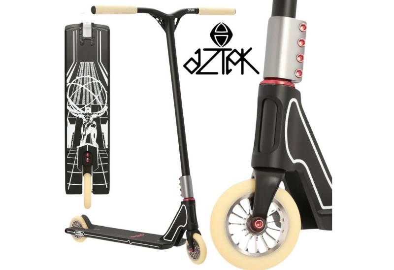 Aztek Stuntscooter Aztek Fountain Complete Street Stunt Scooter H=89cm Schwarz von Aztek