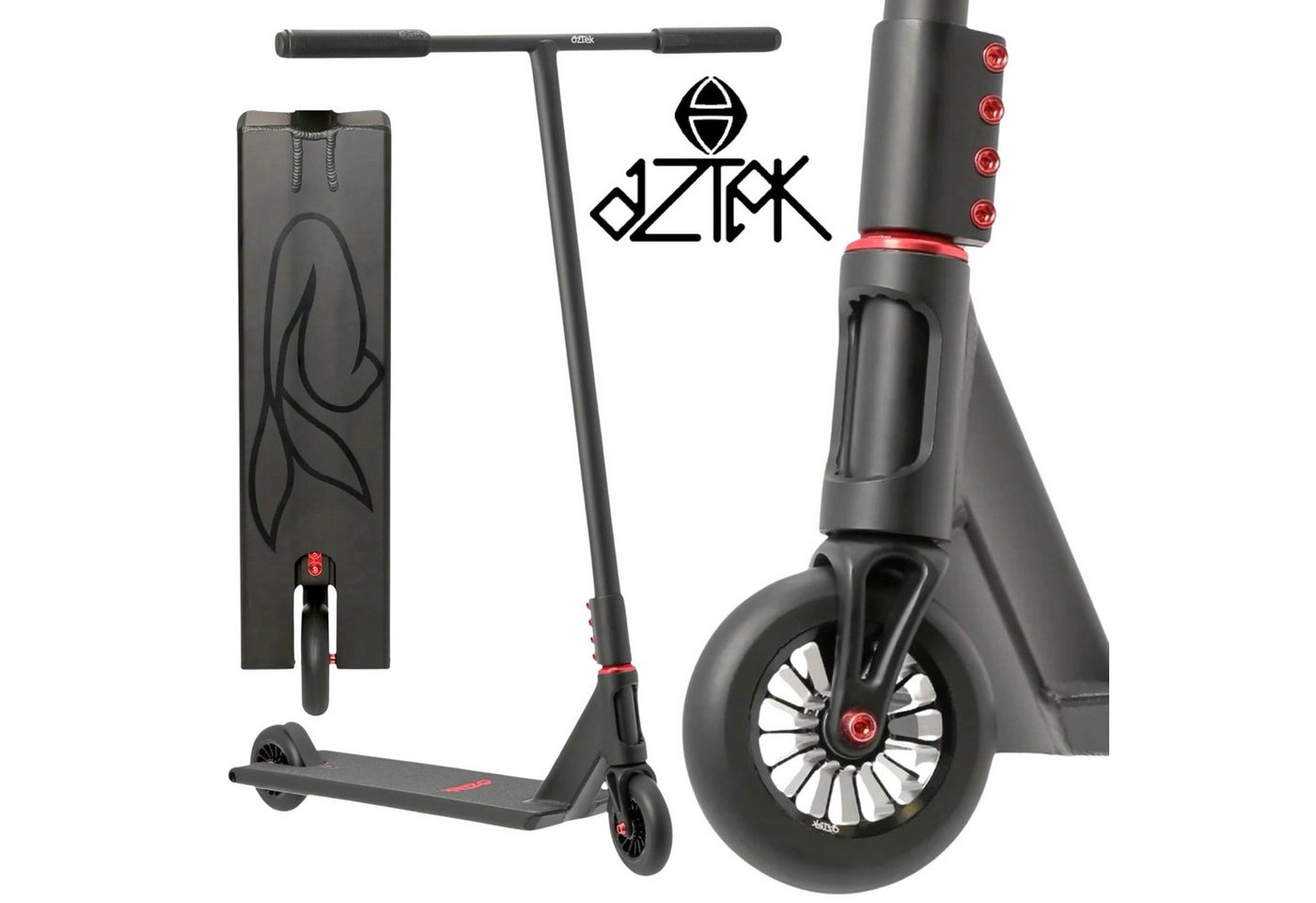 Aztek Stuntscooter Aztek Siren Complete Street Stunt Scooter H=94cm Schwarz Aztek Stuntscooter Aztek Siren Complete Street Stunt Scooter H=94cm Schwarz von Aztek