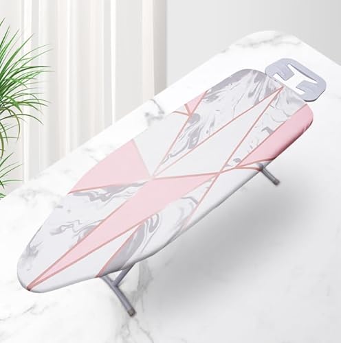 AzulLanse 1Pcs Bügelbrettbezug für Dampfbügelstation, Bügelbretter 140 x 50 cm, reflektierende Silikon-Bügelbrettabdeckung, rosa von AzulLanse