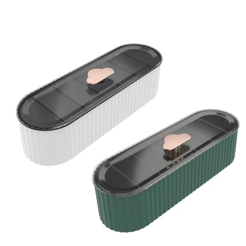 Azull 2 Stück Kabel-Organizer-Box mit 7 Fächern Als Aufbewahrungsbox für Elektronikprodukte Azull 2 Stück Kabel-Organizer-Box mit 7 Fächern Als Aufbewahrungsbox für Elektronikprodukte von Azull
